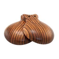 Black Swamp PCC3-CUP-ZW Zebrawood Castanet Cups, 2 Pair