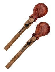 Grover GWC-2R Medium Rosewood Handle Castanets